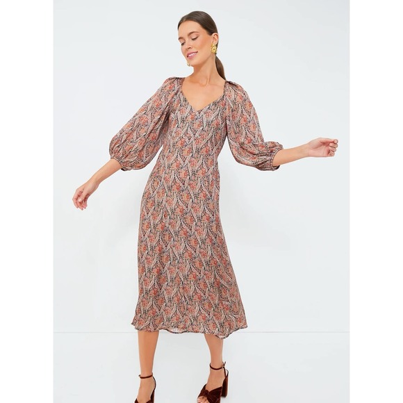 NEW! THE GREAT Ornate Paisley Fountain Dress size 1